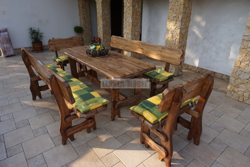 Fa kerti bútor szett - BERN 2