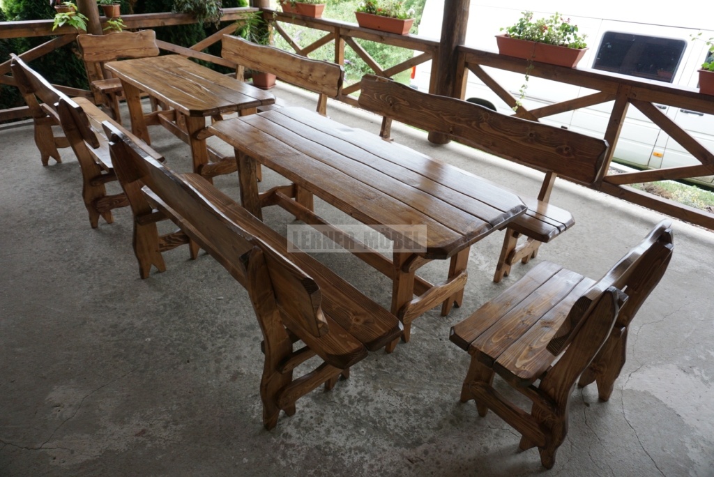 Fa kerti bútor szett - BERN