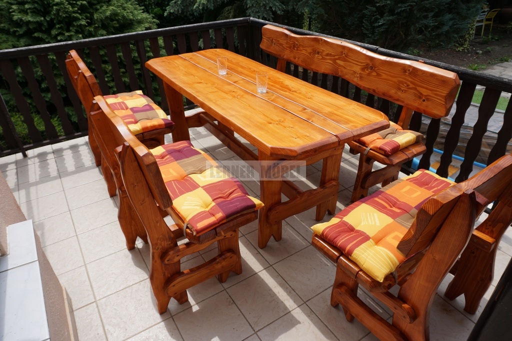 Fa kerti bútor szett - BERN 2