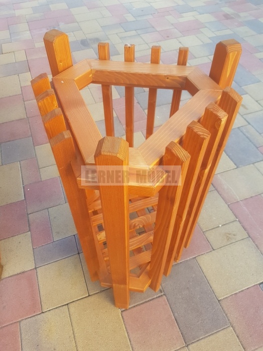 Fa szeméttároló, szemetes, kuka