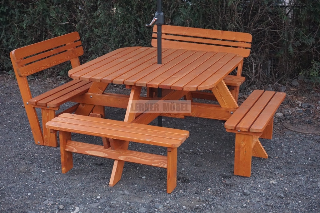 WIEN - fa kerti garnitúra