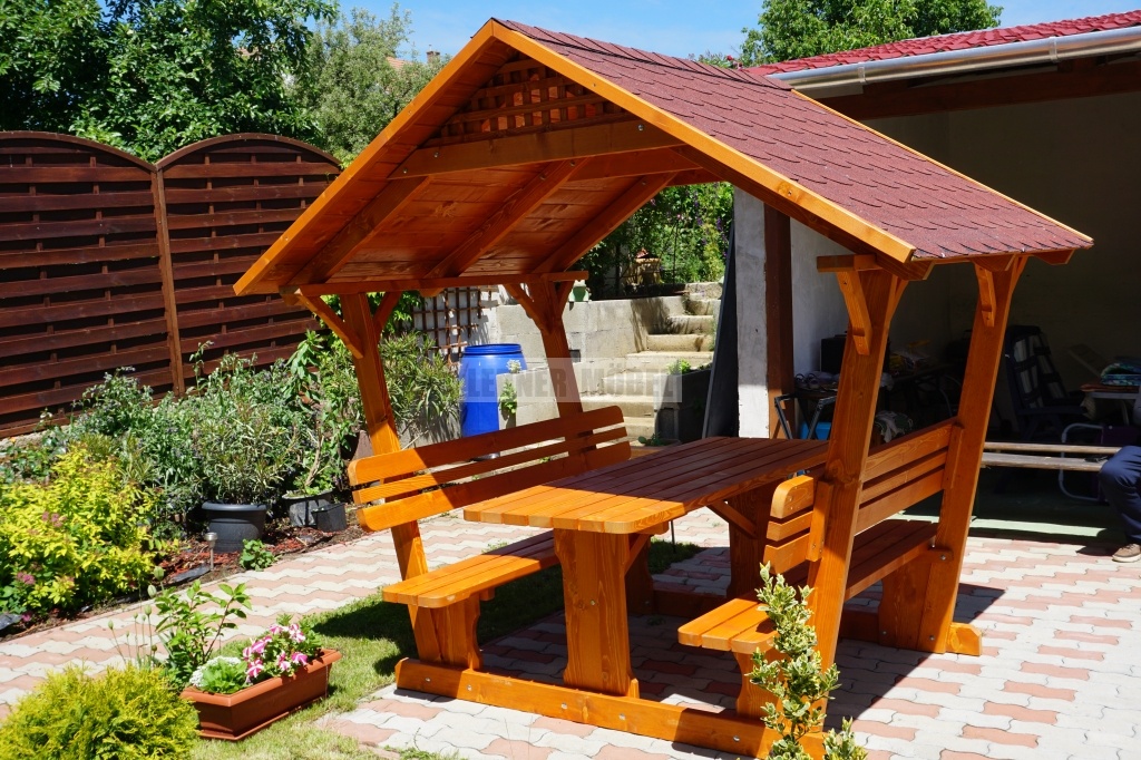 Fa kerti pavilon - Stuttgart Akció! Most 389 000 Ft-ról 298 000 Ft!