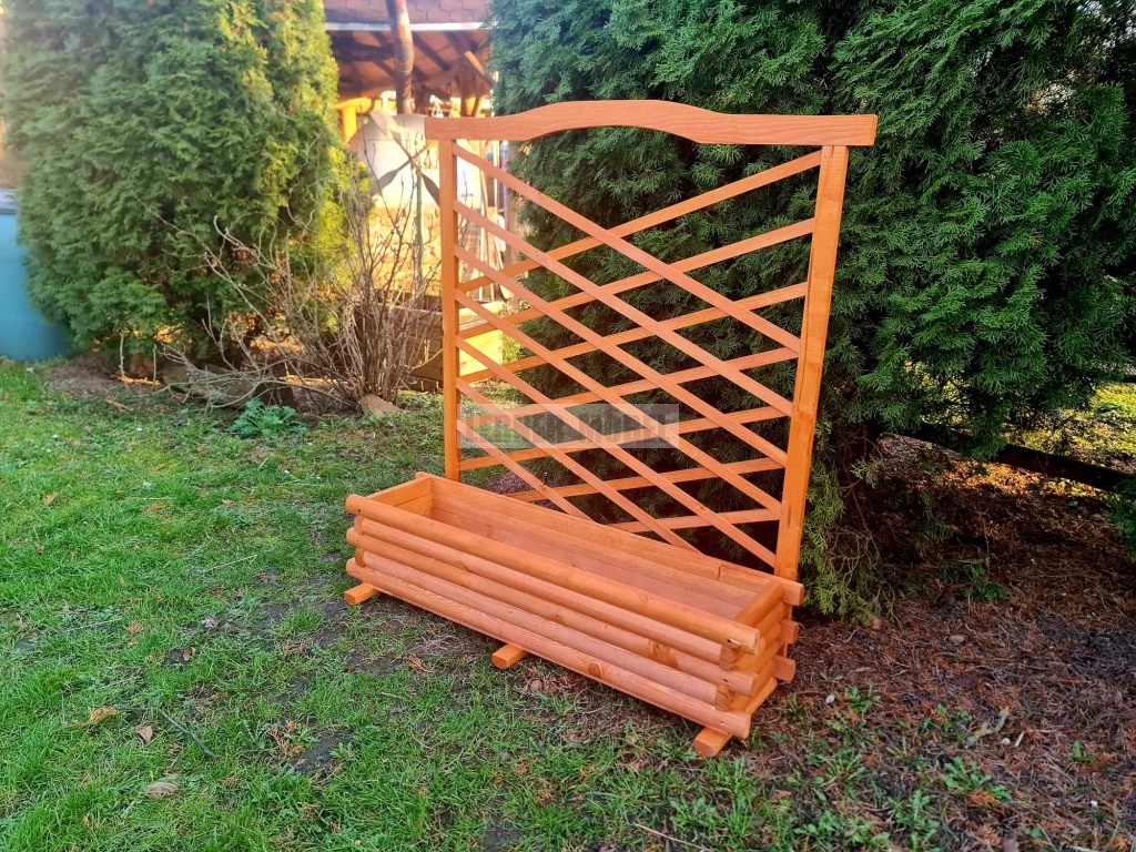 Virágláda fából 70 cm